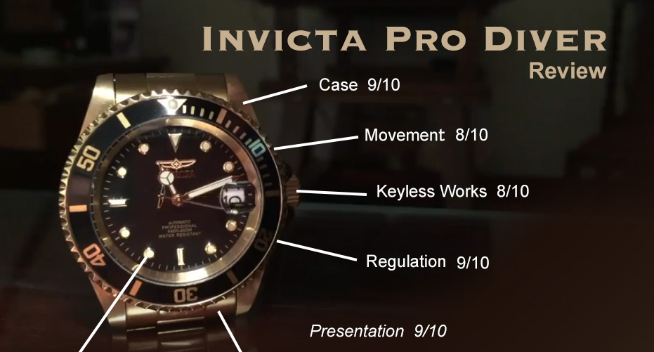 Invicta Pro Diver Automatic 40mm Stainless Steel Steel Black Dial 9110
